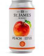 St. James Winery - Sparkling Peach Can (377)